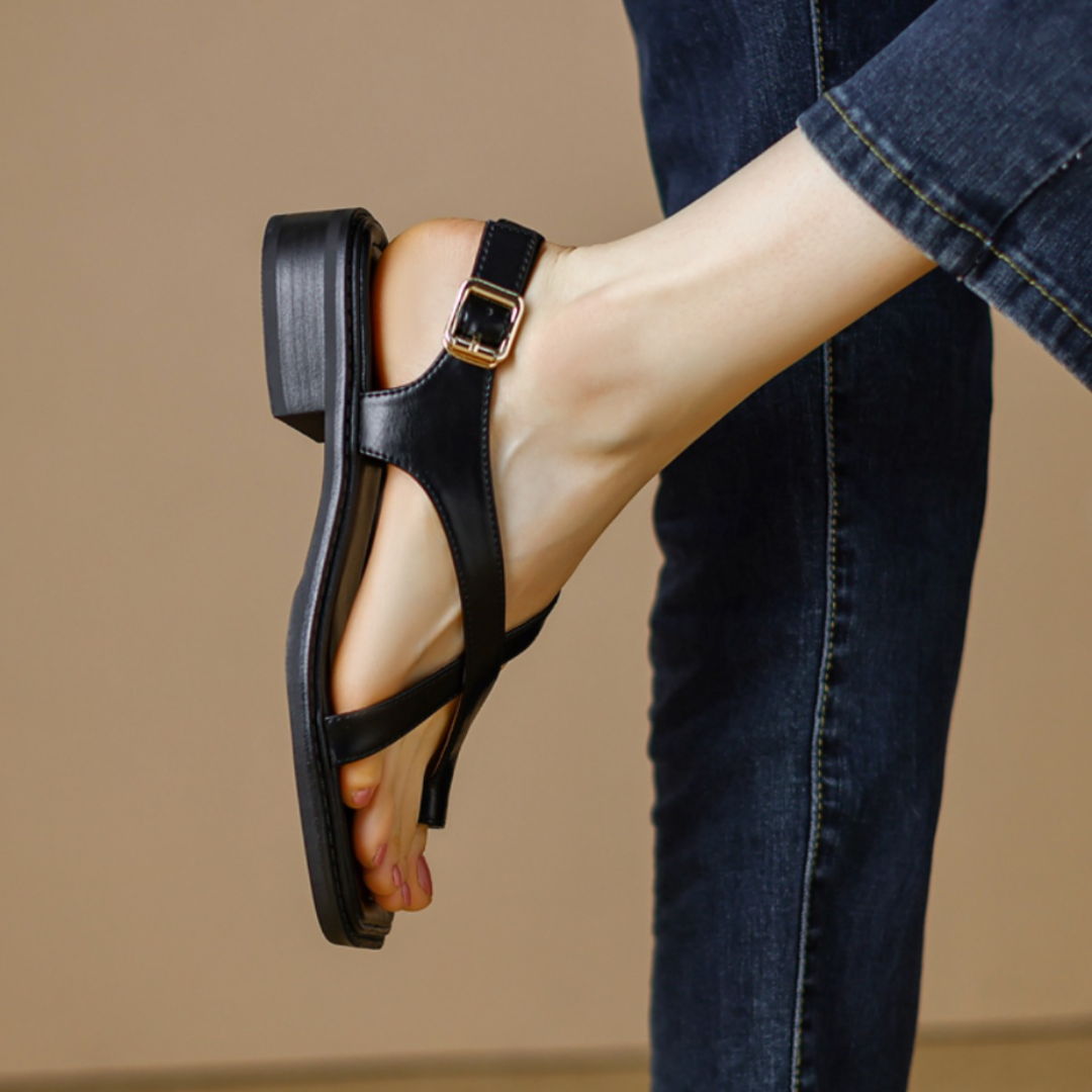 Positano Leather Sandals - Solmara
