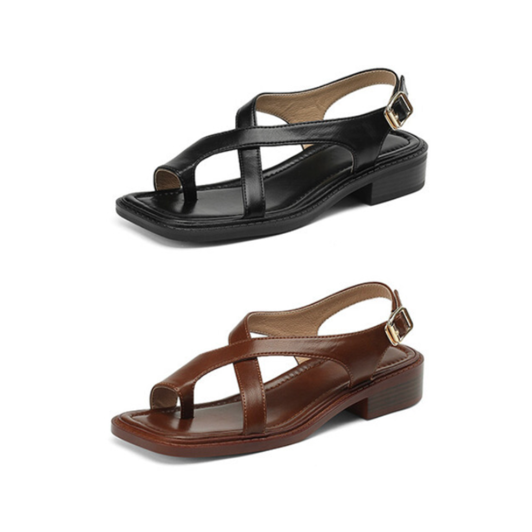 Positano Leather Sandals - Solmara