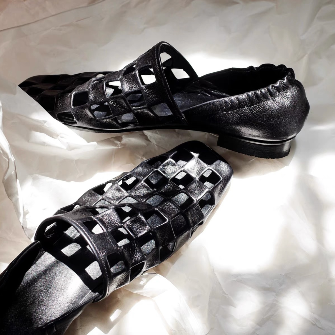 Eleonora Italian Woven Flats - Solmara