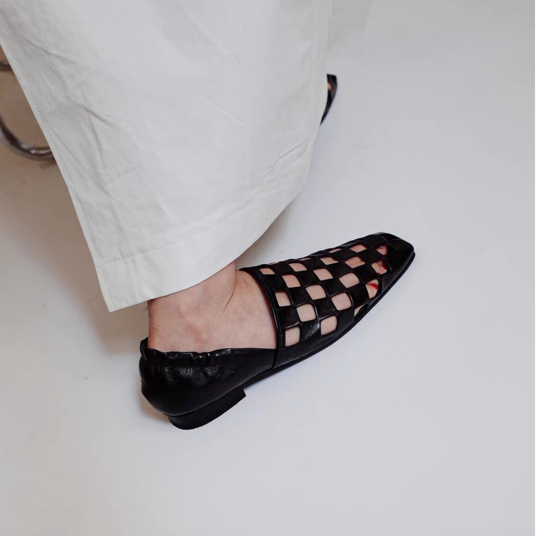 Eleonora Italian Woven Flats - Solmara