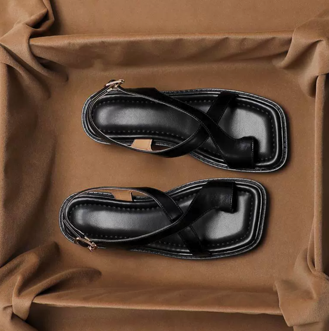 Positano Leather Sandals - Solmara
