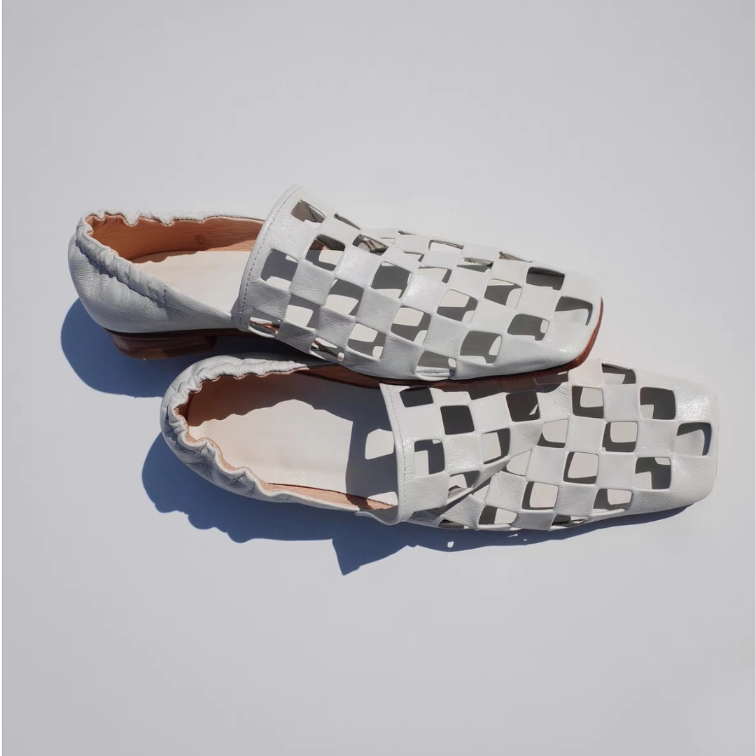 Eleonora Italian Woven Flats - Solmara