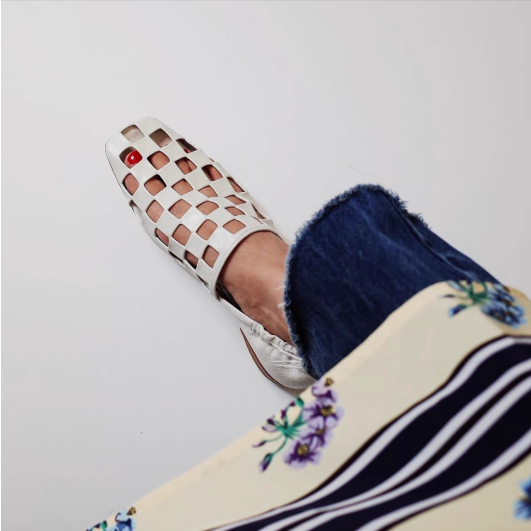 Eleonora Italian Woven Flats - Solmara